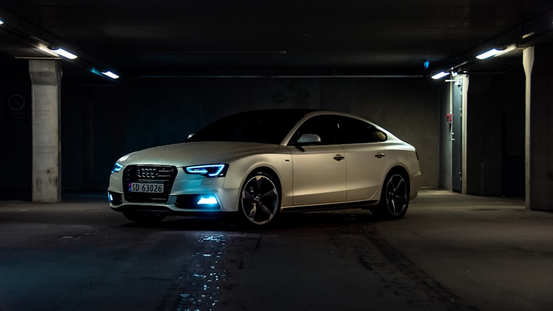Luxury car with showroom-quality paint finish